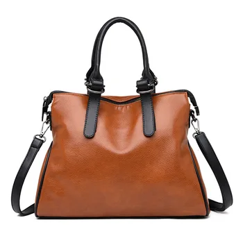 

Hot Sale Genuine Leather Bags Women's For Fashion Shoulder Bag Large Capacity Ladies CrossBody Women's Leather Handbags