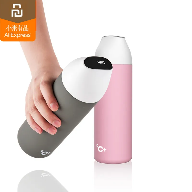 Умная вакуумная изоляционная бутылка Xiaomi mijia kiss fish с 3 фильтрами OLED температурный