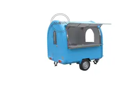 Многофункциональный трейлер для перевозки продуктов фургон для продажи еды фаст-фуд мороженое еда, хот-дог грузовик