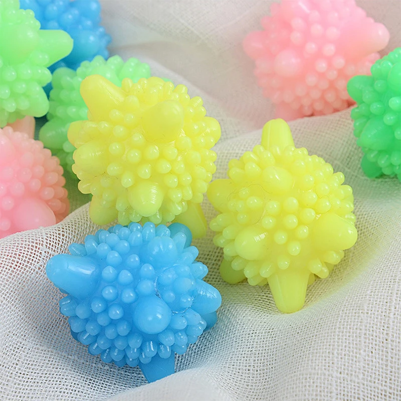 Laundry Ball 5Pcs/Set Magic Laundry Ball Reusable Household Washing Machine Clothes Softener Remove Dirt Clean Starfish Shape PVC Solid New