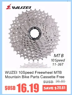 WUZEI MTB 12 Скоростей Freewheel 11-50T pinions 403g кассета Сверхлегкий ЧПУ колесо mmount запчасти для велосипеда