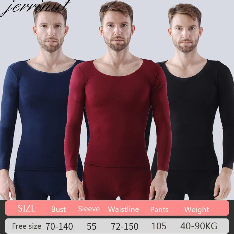 Jerrinut Thermal Underwear Women Men Winter Warm Long Johns Thermal Underwear Set Male Female thermal underwear sets