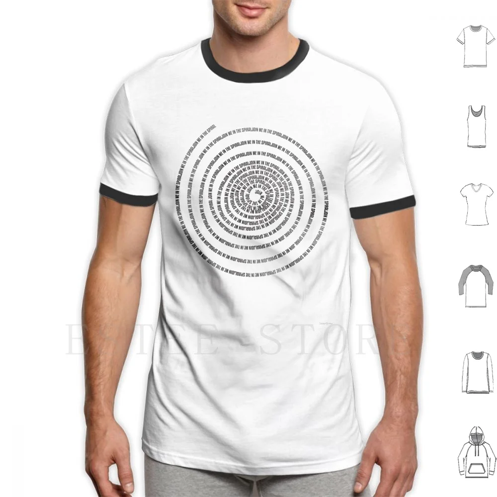 J O I N M E I N T H E S P I R A L T Shirt Uomo Cotone 6Xl Uzumaki Junji Ito Ito Spirale