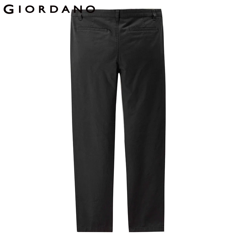 Giordano мужские хлопчатобумажные повседневные брюки на средней талии slim fit，данные брюки выполнены в двух цветах