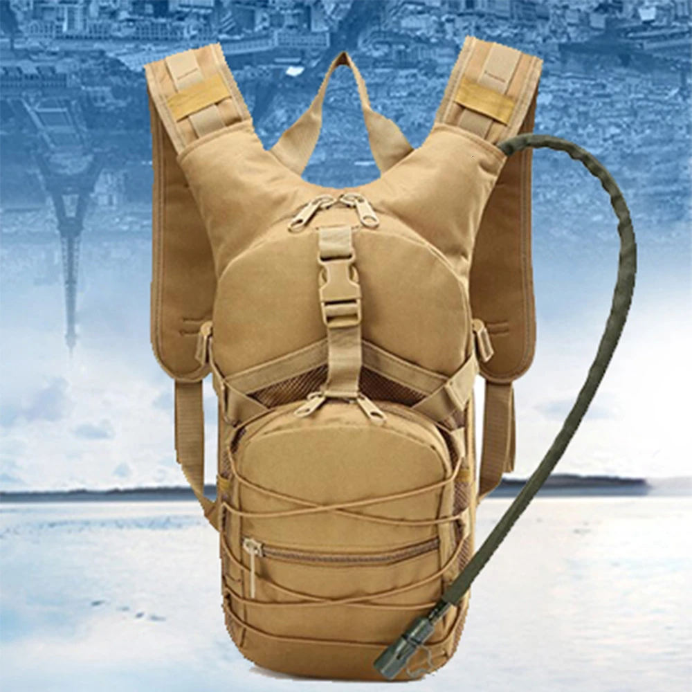 

Army Tactical Water Backpack Military fluid intake backpack for Men Camping Cycling Bladder Backpack Rucksack No Water Bag