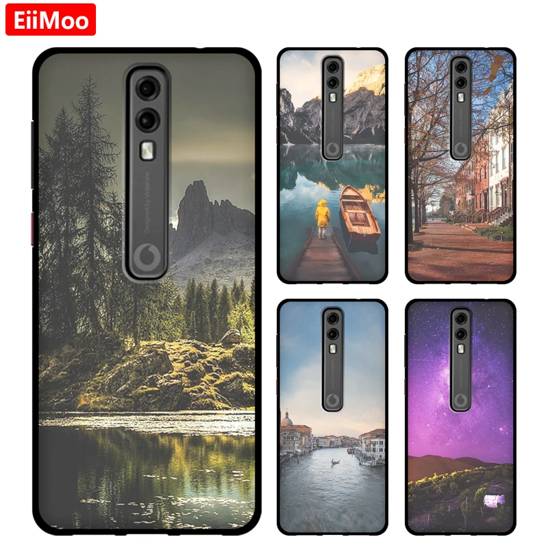 Чехол EiiMoo для Vodafone V10 Для Smart VDF730 силиконовая задняя крышка из ТПУ с принтом V 10