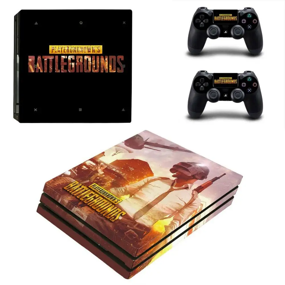 PUBG PS4 Pro стикер s PS 4 Play станция 4 Pro виниловые наклейки для кожи Стикеры для playstation 4 Pro консоль и контроллер - Цвет: YSP4P-1670