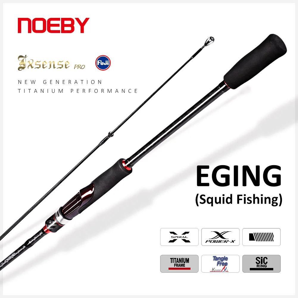 

Noeby Exsense Pro 2.59m 2.75m Spinning Fishing Rod Ultra Light Fuji Titanium SIC High Quality Freshwater Sea Fishing Rods