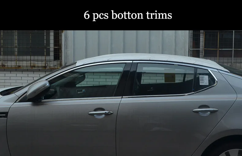 Накладки на окна автомобиля из нержавеющей стали для kia optima kia k5 2010 2011 2012 2013