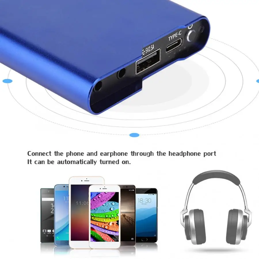 

2 in 1 HIFI Power Bank Power Supply DAC Decoding Mobile Phone Headphone Amplifier