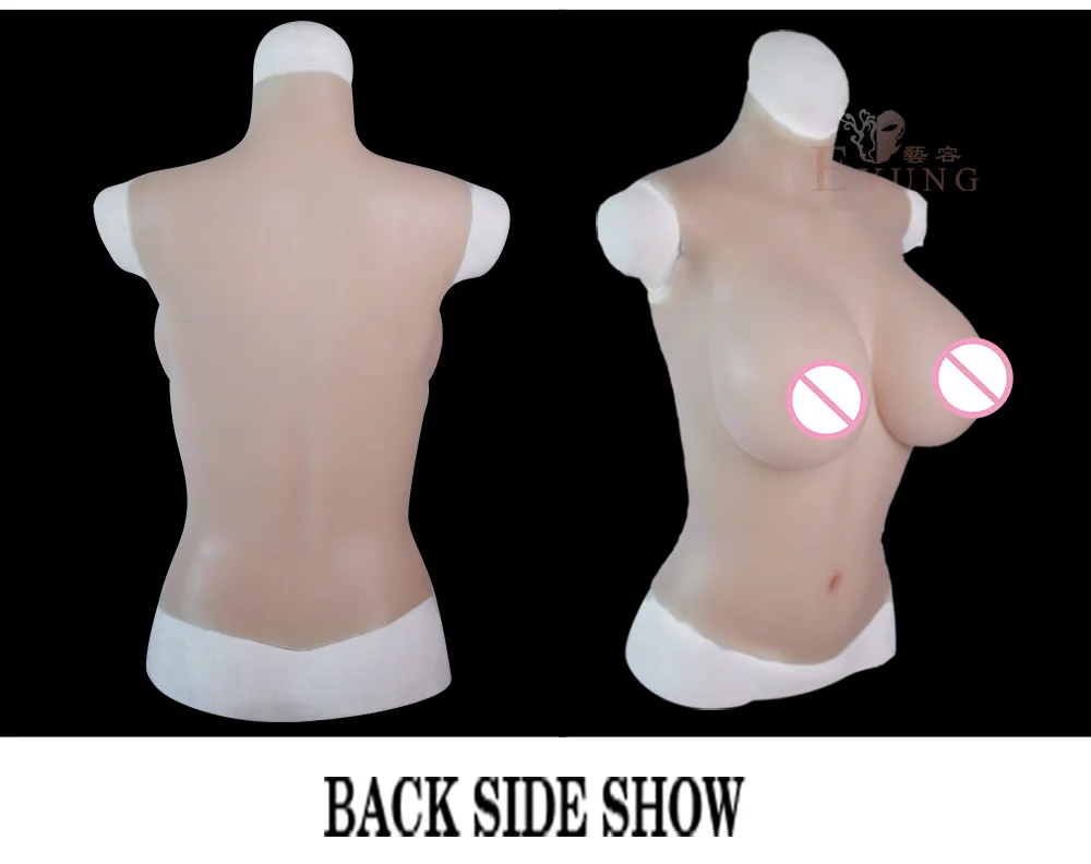 Crossdresser Realistic Silicone Breast Plate Forms Fake Boobs Enhancer Tits Shemale Transgender Drag Queen Crossdressing Cosplay (18)