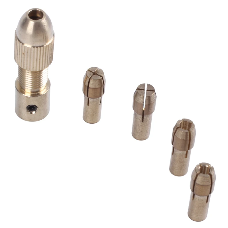 8-Piece 0.5-3mm Drill Chuck Collets Set of Quick Chuck for Mini Tools