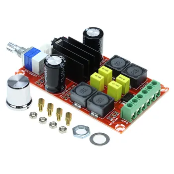 

XH-M189 Digital Power Amplifier Board TPA3116 DC24V Dual Channel Ampli AMP Stereo TPA3116D2 2X50W High End D2 Audio Amplificator