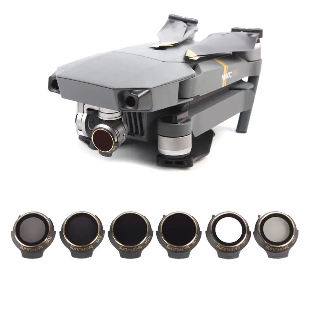 

Sunnylife For Mavic Pro Lens Filter MCUV CPL ND4 ND8 ND16 ND32 Filter for DJI MAVIC PRO & PLATINUM & Alpha WHITE Drone Filters