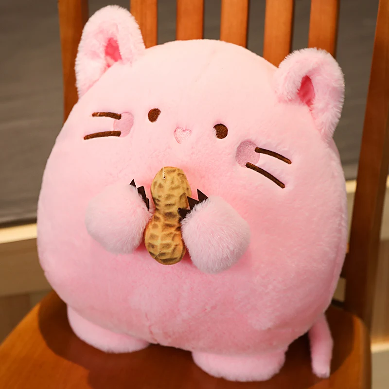 1 pc/epacket/30/45 см Kawaii толстый арахиса крыса Stuffe плюшевые куклы милые Мышь животных Подушка для сна Детские платья для девочек на день рождения Рождественский подарок - Цвет: Розовый