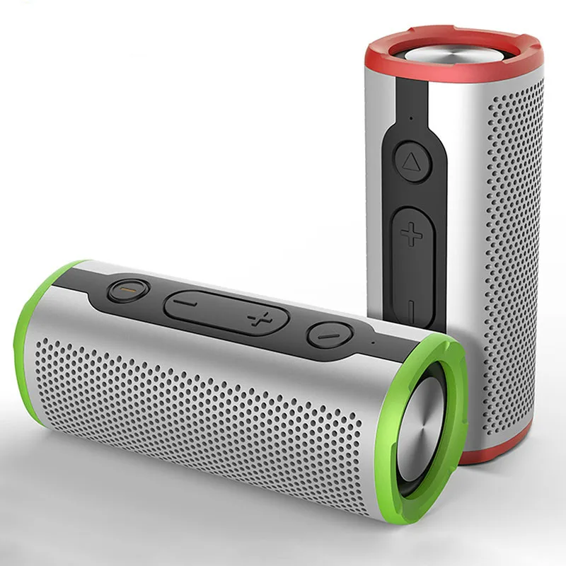 Портативный Bluetooth динамик открытый водонепроницаемый беспроводной бас звук стерео объемный сабвуфер Поддержка громкой связи AUX MP3 Воспроизведение музыки