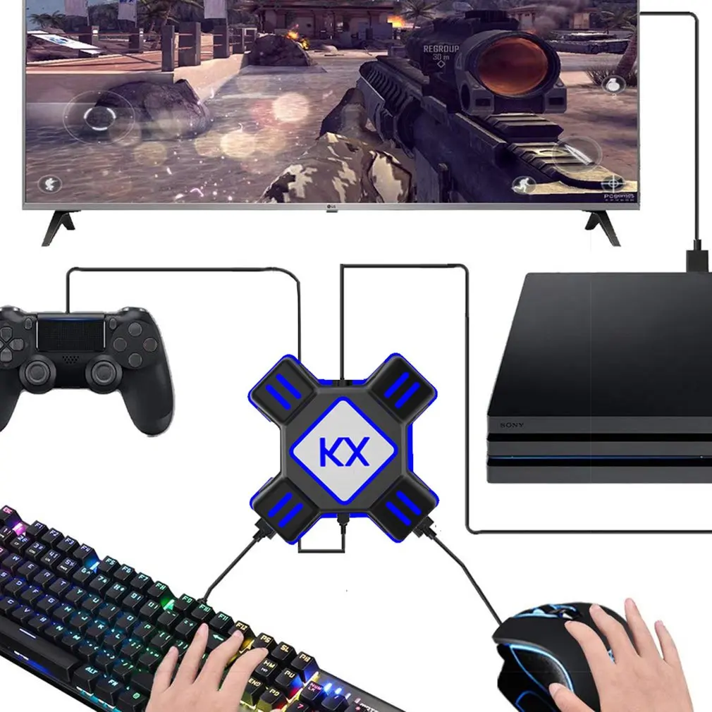 Для переключателя/Xbox/PS4/PS3 геймпад на клавиатуру и переходник для мыши прецизионный конвертер мыши и клавиатуры