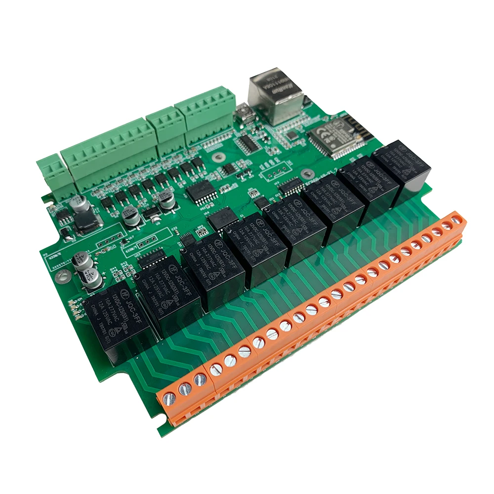 Módulo de Automação Kincony Inteligente Residencial Controlador wi fi Ethernet Relé Esp32 rf Remoto Dimmer Switch Mqtt Tcp Web Http Tasmota a8 - Image 2