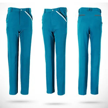 

Elastic Golf Pants Outdoor Slim Polyester Spandex Side stripes Outwear