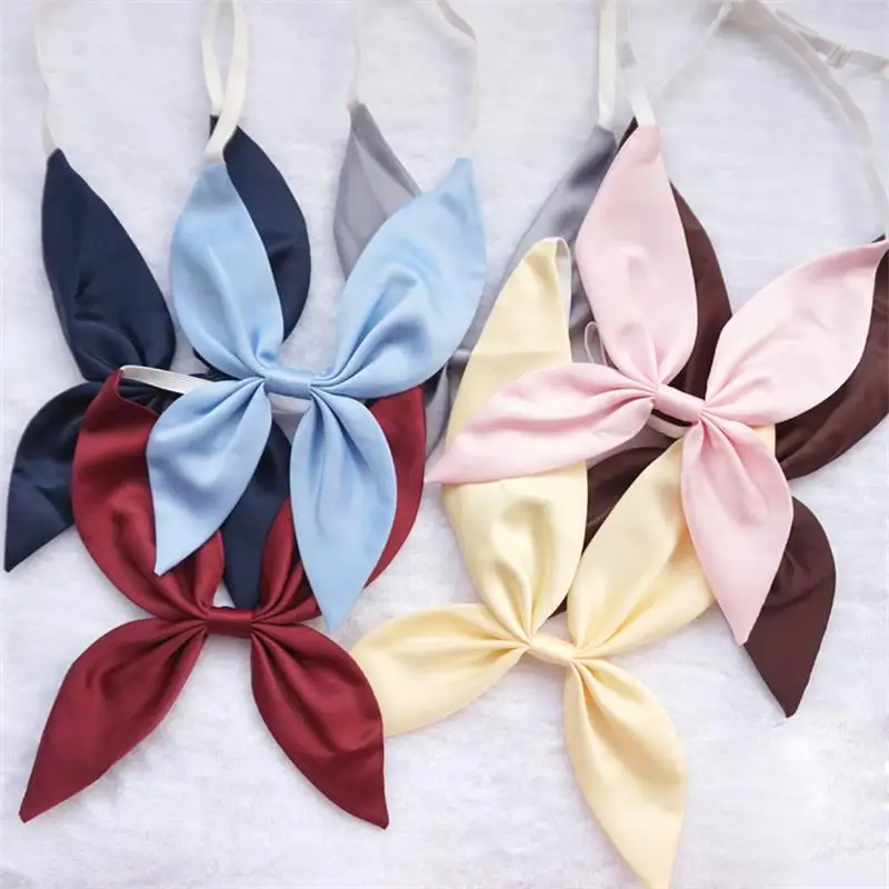 

Fashion Japanese Korean School Uniform Bow Tie Goldfish Pre-tie Scarf Cosplay Accessories Bowknot Necktie Adjustable 12 Colors