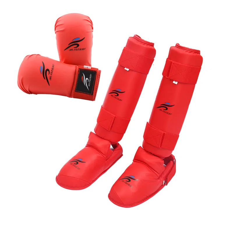 Оборудование для тхэквондо костюм MMA набор боксерских перчаток Защита ног защита рук ладони мужские полосы