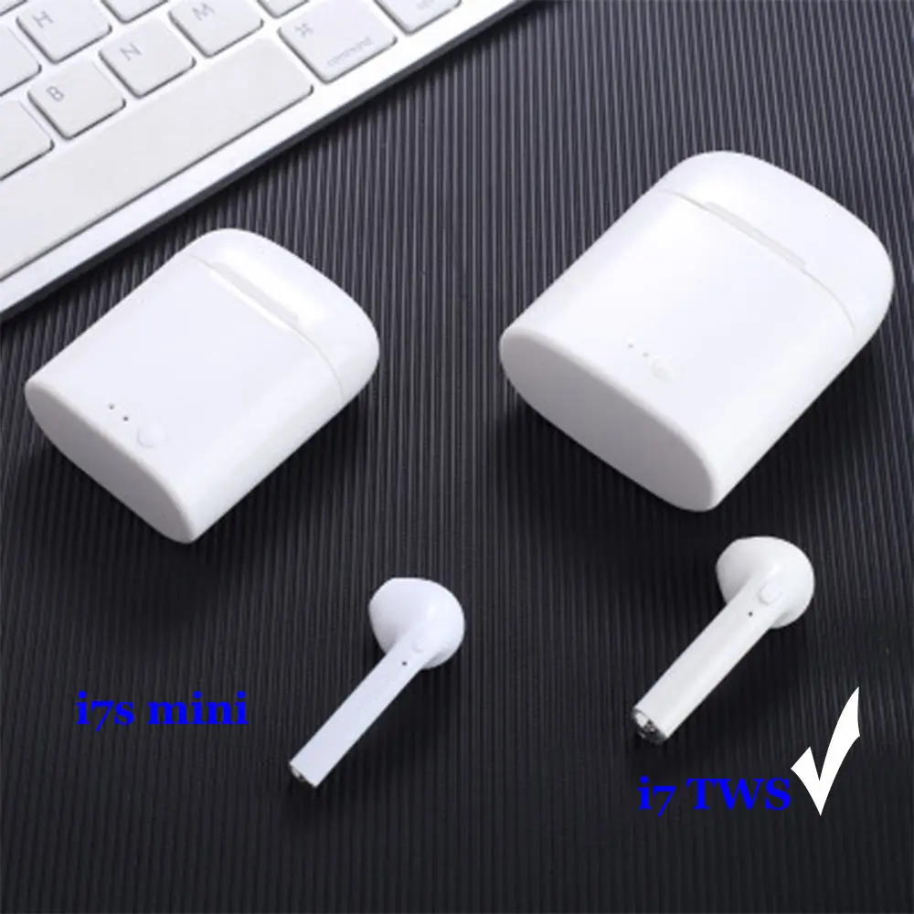 I7s Tws Bluetooth наушники, мини беспроводные наушники, спортивные наушники с громкой связью, беспроводная гарнитура с зарядным устройством