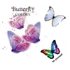 flying colorful butterfly stickers Iron on transfers for clothing heat thermo iron on vinyl transfer patches on clothes women ► Photo 1/6
