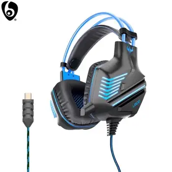 

OVLENG P10 Wired Gaming Headphone E-Sports with Mic Stereo Surrounded Sound HiFi Headset for PC Laptop PS4 3.5mm Jack or Type C