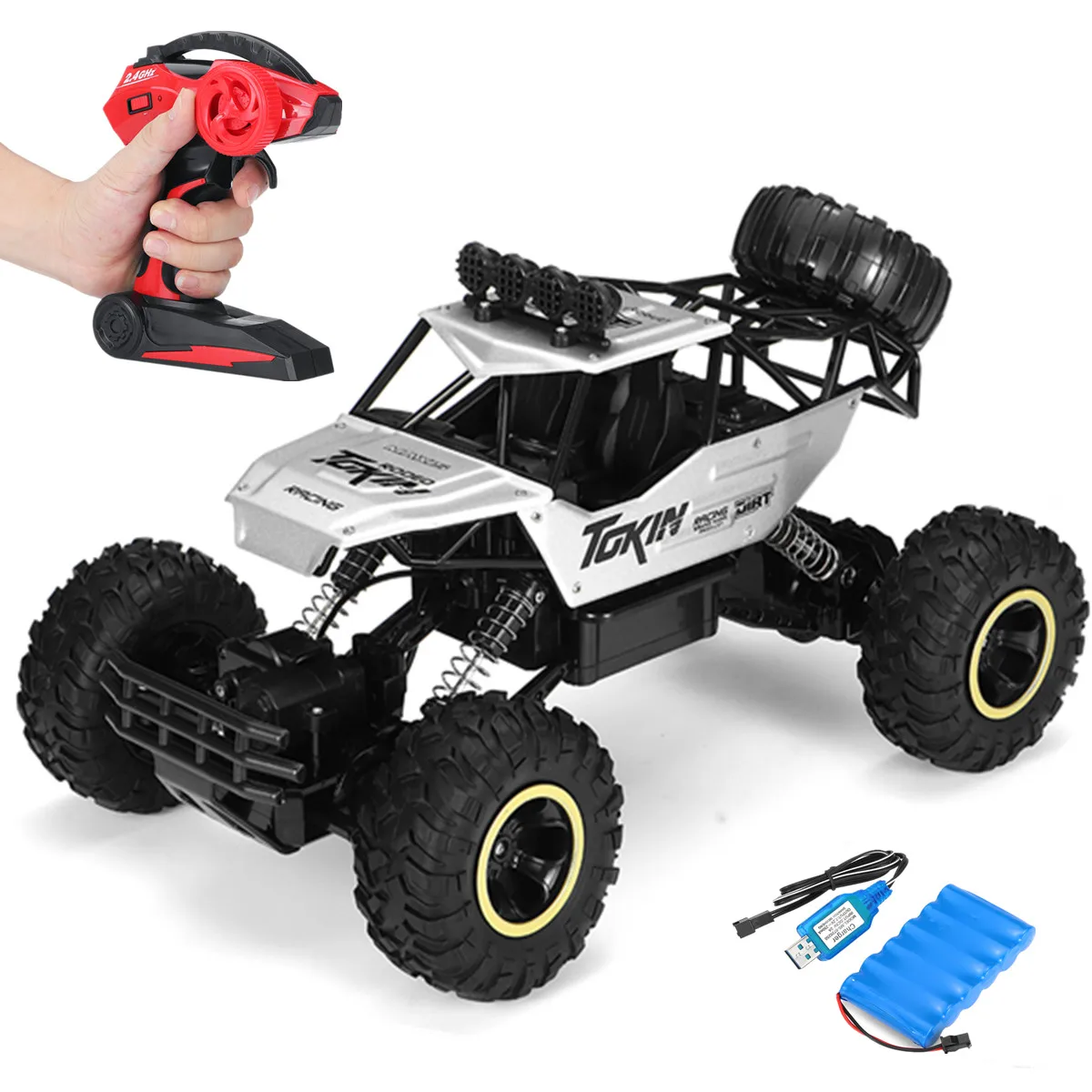 37cm 1:12 4WD RC Car With Led Lights 2 