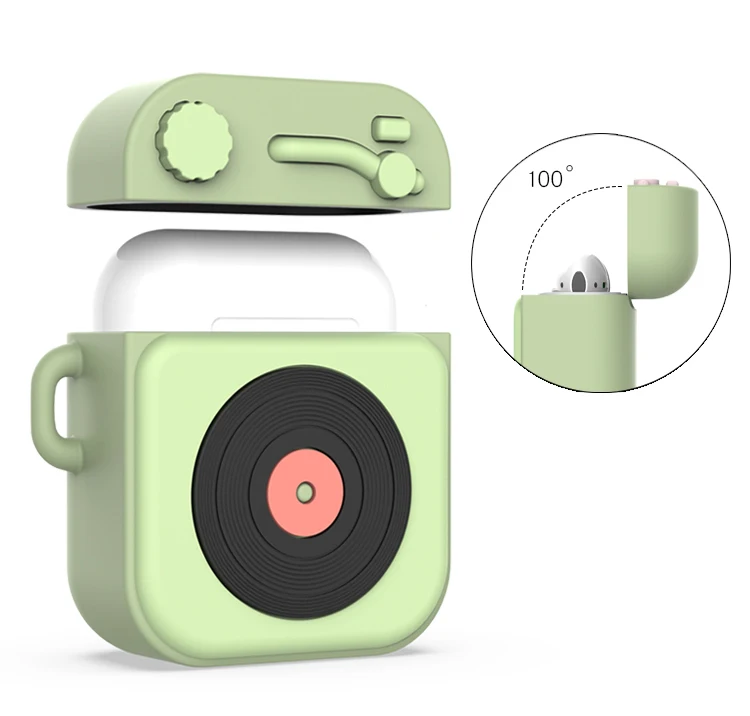 SoCouple чехол для наушников для Airpods чехол силиконовый милый ретро Мягкий силиконовый чехол для наушников для Apple Air pods Earpods аксессуары