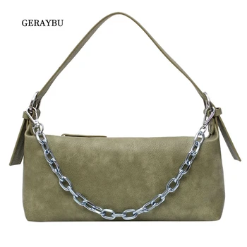 

Women Handbags Imitation Leather Fashion Shoulder Bag Female Temperament Youth Simple Daily Bag Chain Small