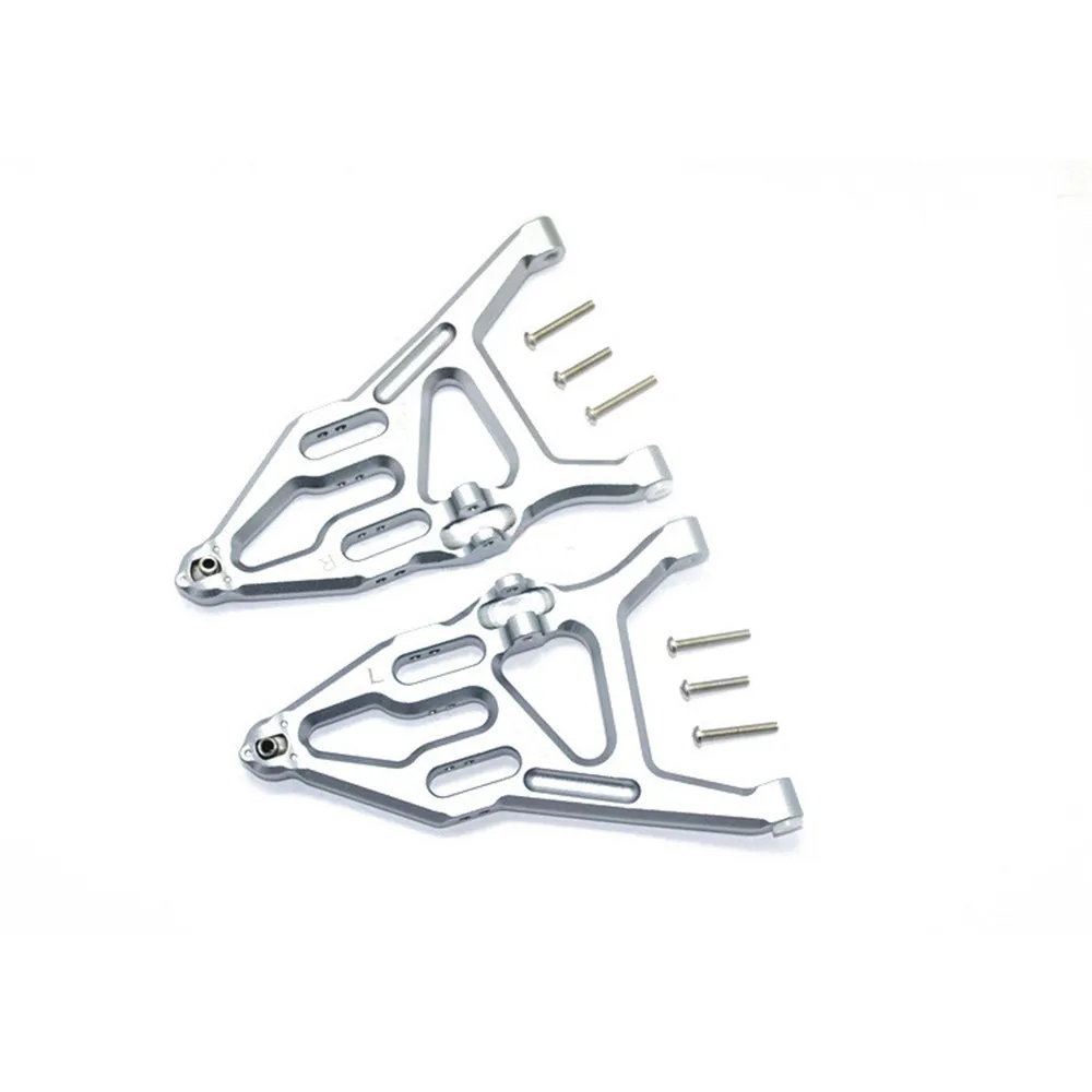 

Hot Hot 1 Pair Suspension Upper Arm CNC Aluminum Alloy Silver Blue Front Lower Arms For TRAXXAS-1/7 UNLIMITED DESERT RACER UDR