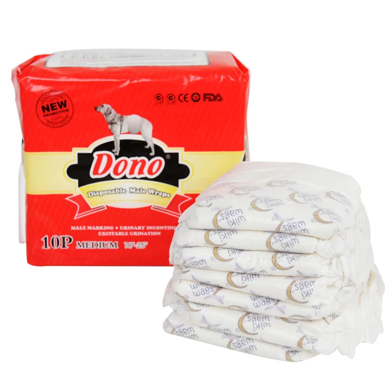 

Dono Donovan Card Dog Pet Diapers Menstrual Panties Male Dog Estrus Diaper Disposable Dog Baby Diapers