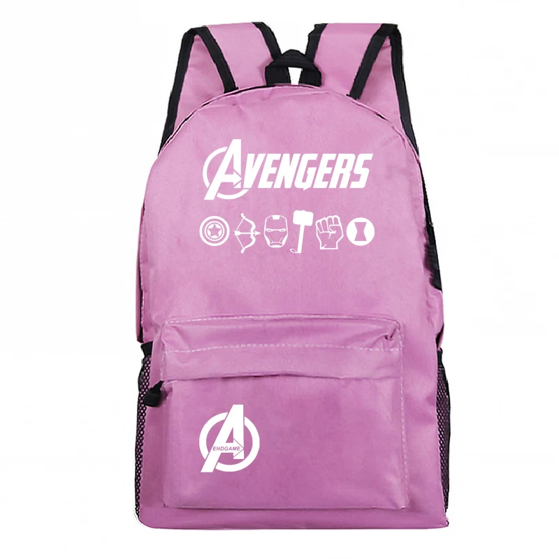 1 Классический Endgame походный рюкзак 18 рюкзак для путешествий Мужская мода супер герой Sac Dos молния аниме Mochila школьный - Цвет: 1