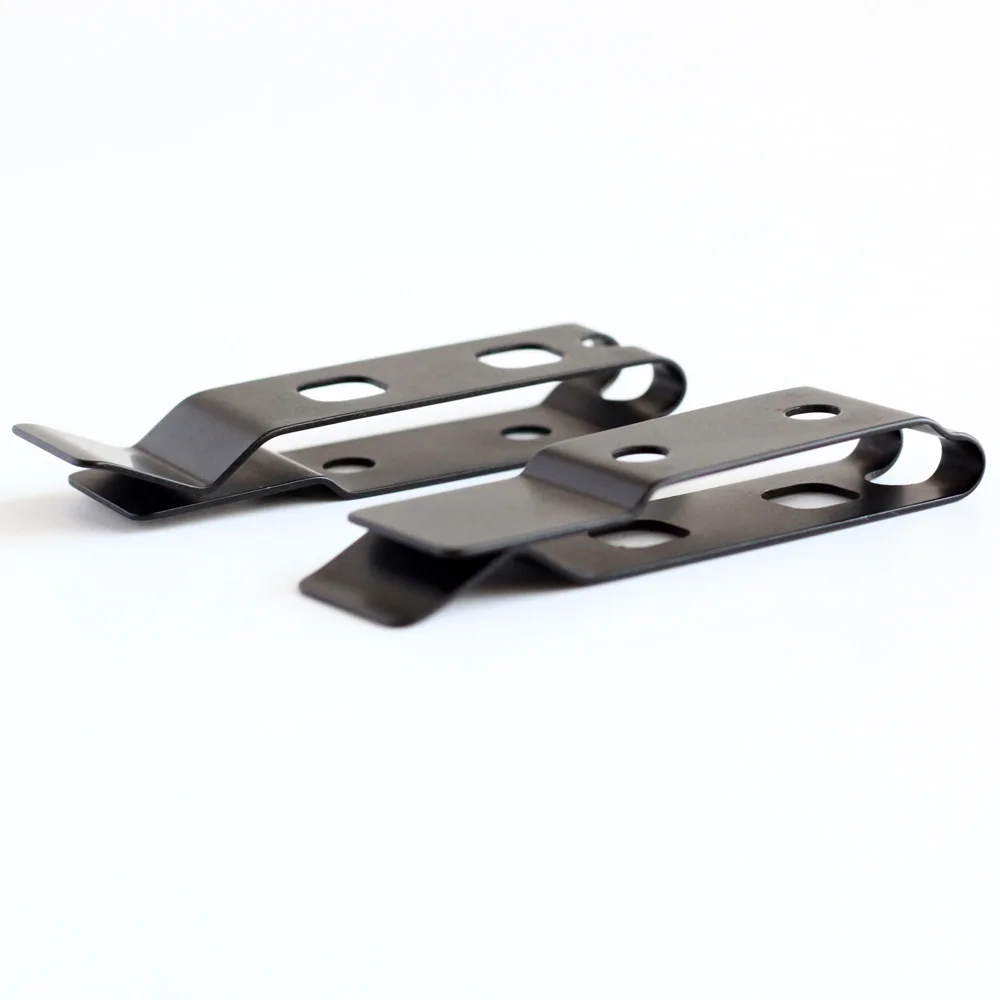 Car Dryer 2PCS/LOT Kydex Holster Quick Clips Screw Tactical Sheath Holster Stainless Steel Belt Clip
