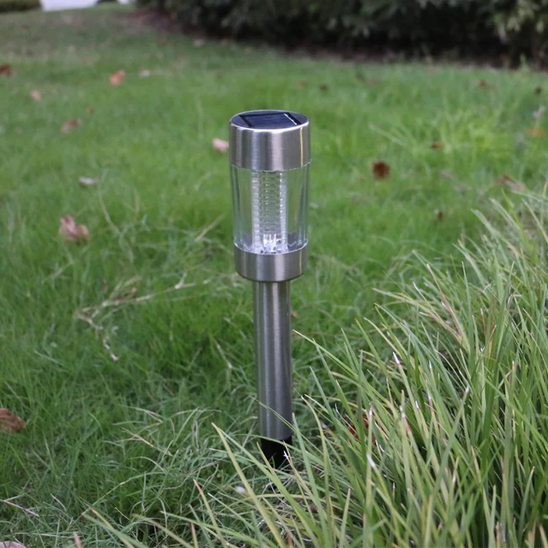 

Light Control Solar LED Lawn Lamp Courtyard Inserted Lights Garden Lights Stainless Steel Waterproof