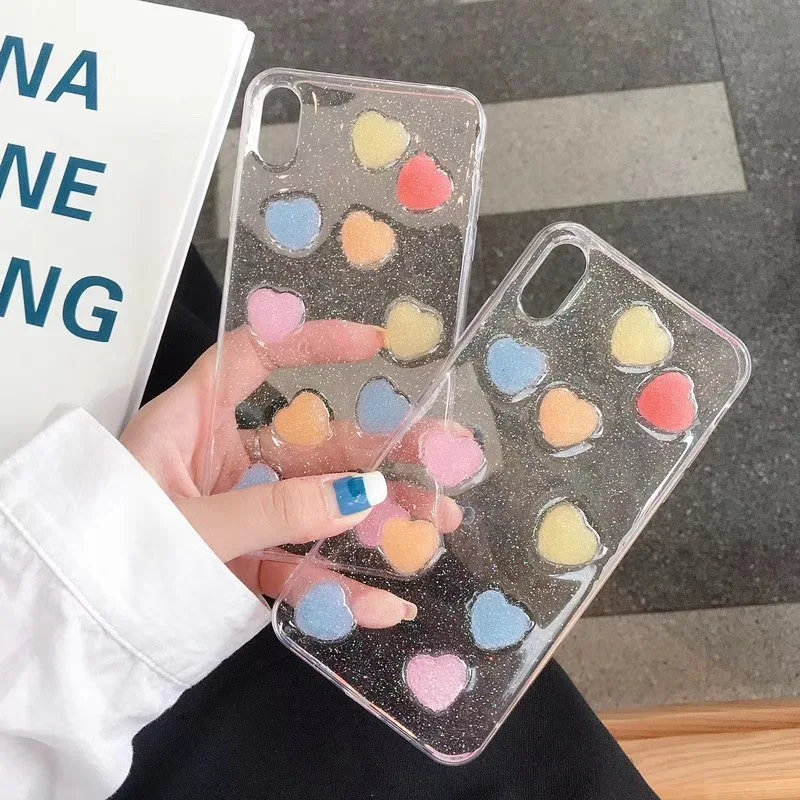 Симпатичные 3D Gummy яркие цветные мягкие чехлы для телефонов iPhone X 6 6S 7 8 10 Plus XS Max XR