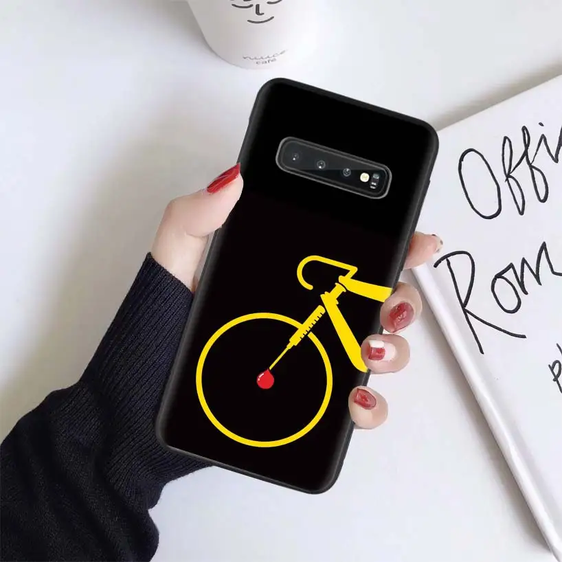BS074-5 Велосипедный спорт велосипед защитный черный чехол для samsung Galaxy A50 A70 A50S A10S A20S A10 A20E A30 A40 M40 M30S A80 мягкий чехол для телефона - Цвет: BS074-5