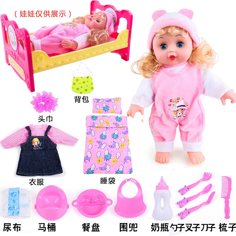 Аксессуары для кукол, детское обеденное кресло, пижама кукла, игрушечная кровать, маленькие украшения, детский игровой домик, игрушки