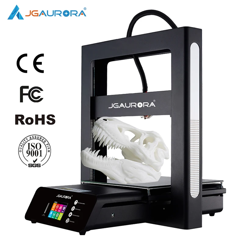 Продажа JGAURORA 3d принтер A5 обновленный A5S полностью металлический очень высокая точность большой размер печати 305x305x320 мм Impresora 3d