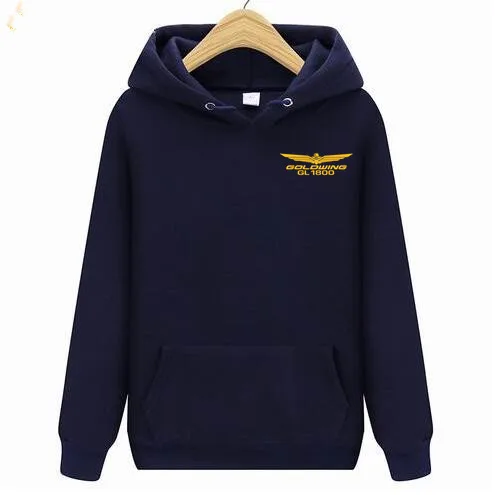 Новая мода camiseta divertida fresca толстовки Goldwing GL 1800 GL1800 motocicleta толстовки