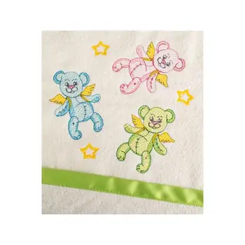 

Towel baby SANTALINO, BEARS, 50*90 cm, Green Bag