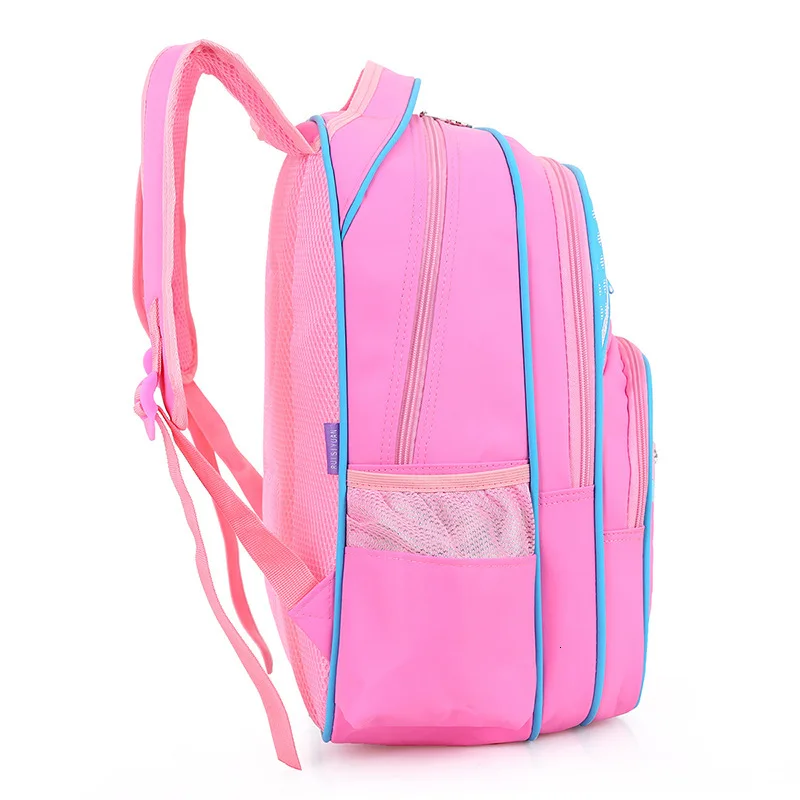 Детские Мультяшные школьные сумки, Детские рюкзаки, водонепроницаемые нейлоновые ортопедические школьные сумки для девочек, рюкзаки с принтом, рюкзак-мешок для книг