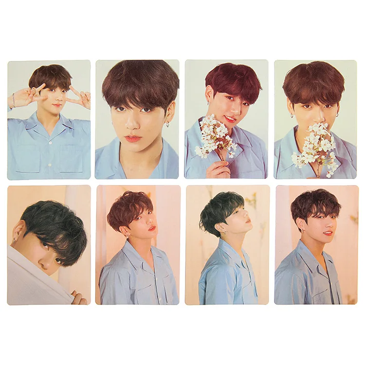 KPOP Bangtan Boys Paper Photo LOMO Card Photo Card Postcard Stationery Decoration Supplie Fan Gift - Цвет: jk