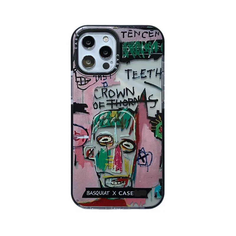 Street Graffiti Oil Painting Silicone Soft Case For iPhone 3