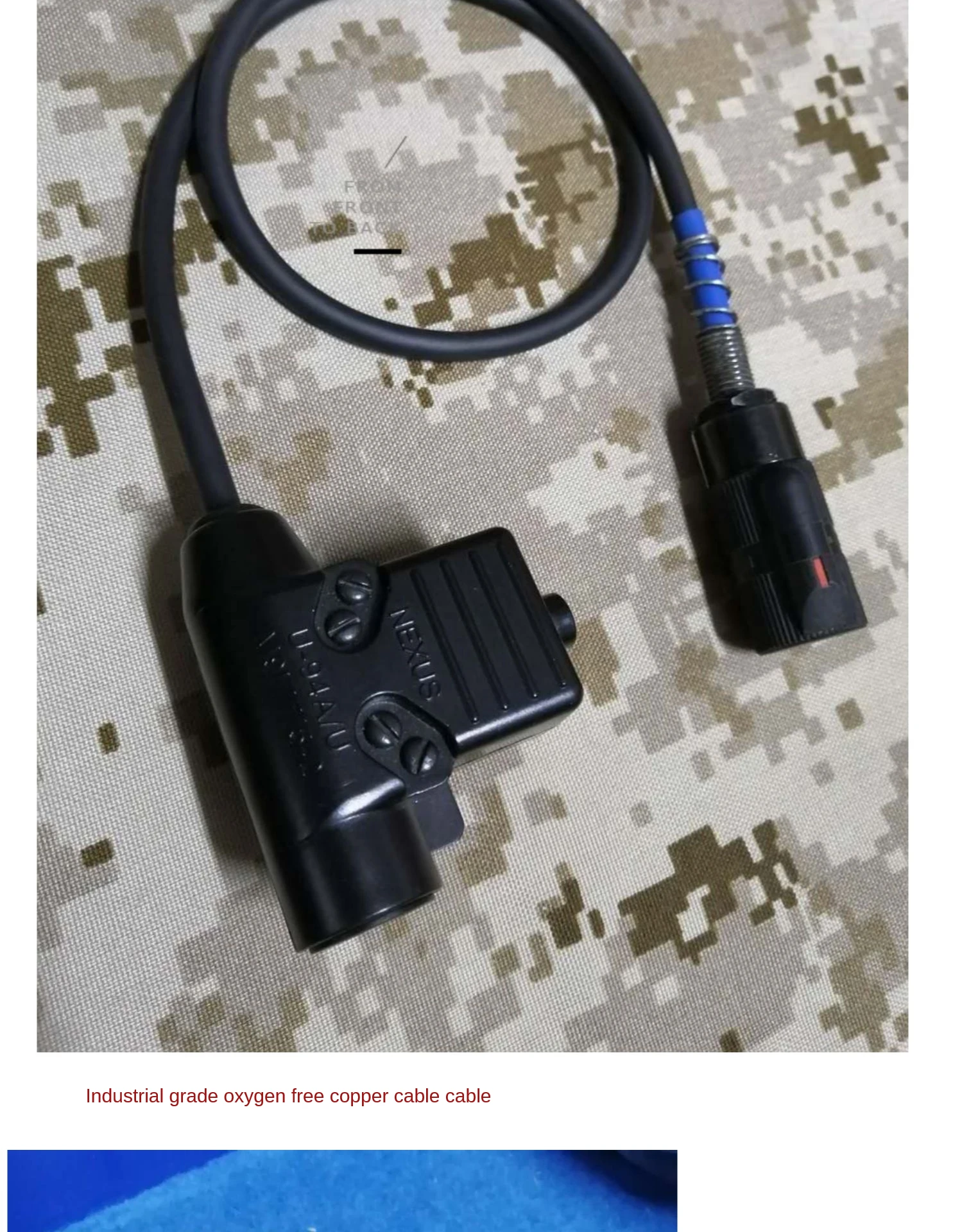 Neue Hohe Qualität Schwarz Anschluss U94 / TCA-U94 Taktische PTT – Detail 2