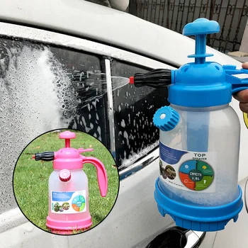 

Portable Hand Pressure Foam Sprayer Spraying Bottle Garden Watering Can Car Wash For Home Window Cleaning Tools