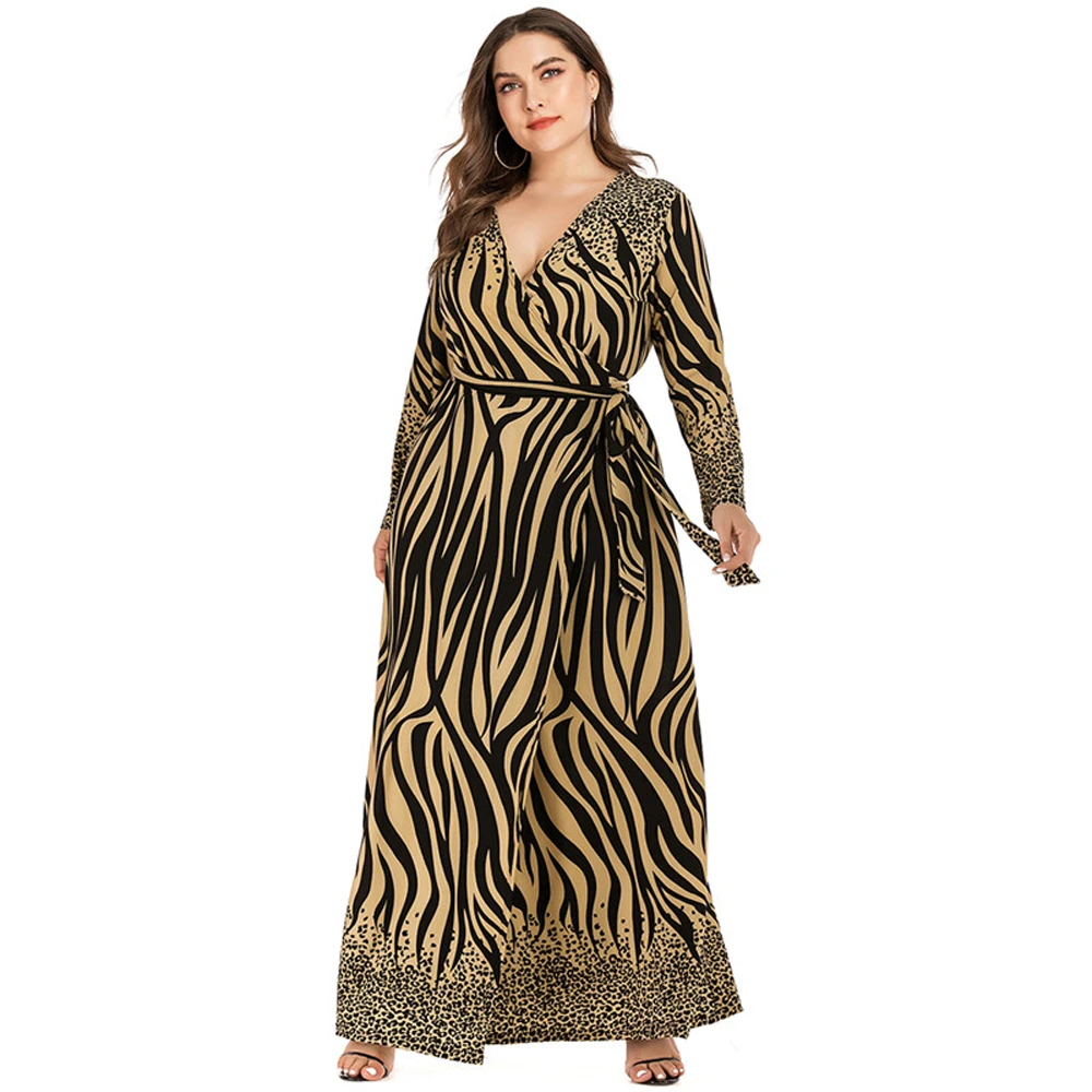 kaftan wrap dress