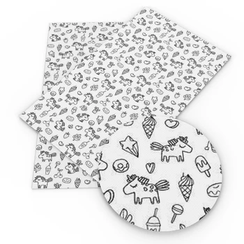 

50*140CM Back to School Patchwork Printed Polyester Cotton Fabric for Tissue Kids Home Textile for Sewing Quilting Fabric,c11415