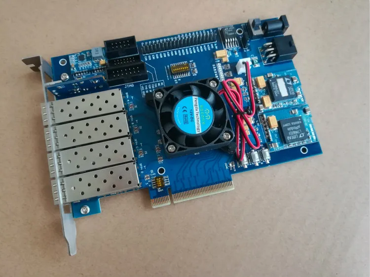 Xilinx Fpga макетная плата Xilinx Pcie Kintex 7 макетная плата Xc7k420tsfp+ 10G
